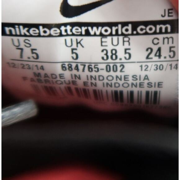 Nike Shoes Womens 7.5 Athletic Trainers Downshifter 6 Running Active Sport Black - Picture 15 of 16